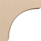 Ekena Millwork 3"W x 12"D x 12"H Thin Huntington Rough Cedar Woodgrain TimberThane Corbel, Primed Tan CORUR03X12X12HUNRCPR - alternate 6